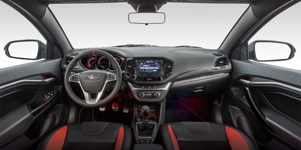 АвтоВАЗ показал интерьер спортивной Lada Vesta