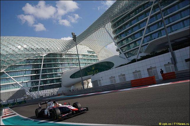 Тесты Формулы 2 и GP3 пройдут в Абу-Даби
