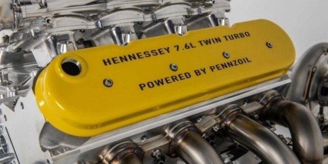 Hennessey опубликовала характеристики и фотографии 1600-сильного двигателя Venom F5
