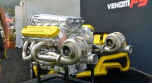 Hennessey опубликовала характеристики и фотографии 1600-сильного двигателя Venom F5
