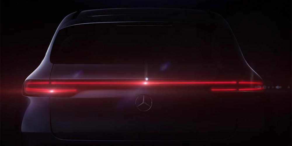 Mercedes-Benz показал электрический кроссовер на тизерном видеоролике

