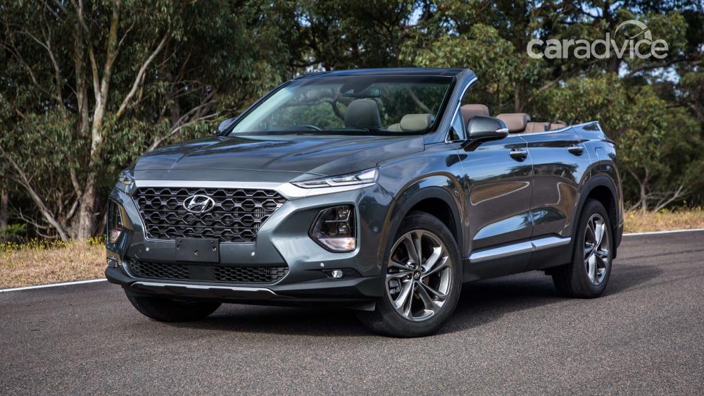 Hyundai Santa Fe превратили в семиместный кабриолет
