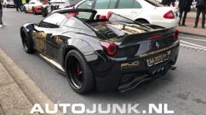 Ferrari 458 в тюнинге Liberty Walk на украинских номерах