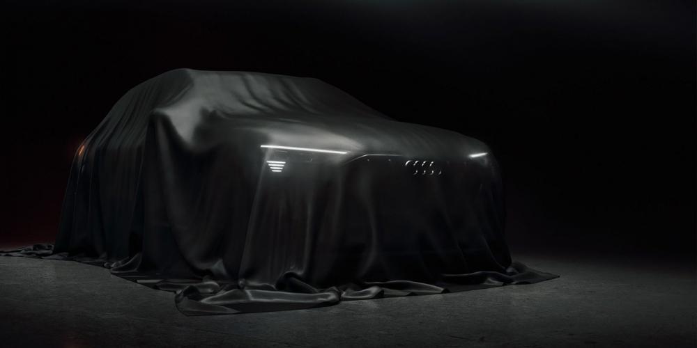 Audi опубликовала новое изображение первого электрического кроссовера