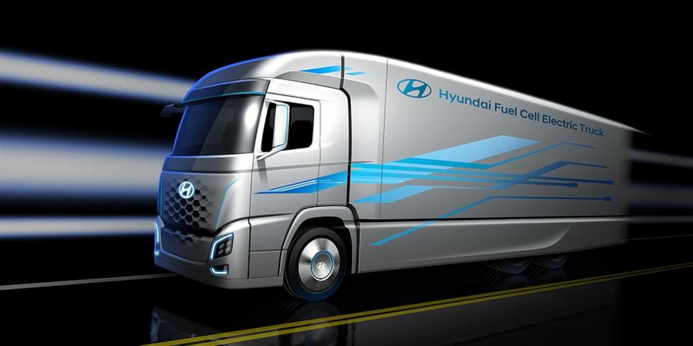 Hyundai рассекретил дизайн водородного грузовика