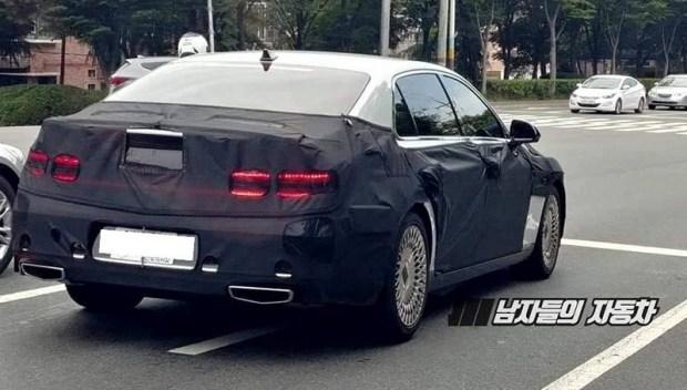 Обновлённый седан Genesis G90 2019: первые изображения
