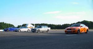 Видео: BMW M3 разных поколений сразились в дрэге