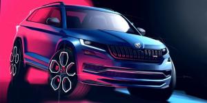 Skoda показала дизайн самого быстрого Kodiaq