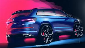 Skoda показала дизайн самого быстрого Kodiaq