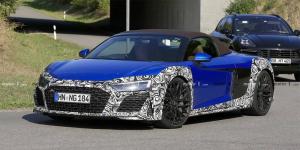 Audi начала испытания обновленного суперкара R8 Spyder