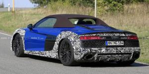 Шпионские фото Audi R8 Spyder 2019 года