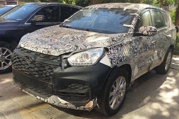 В сеть утекли фотографии нового кроссовера от Chery