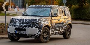 Новый Land Rover Defender впервые замечен на тестах