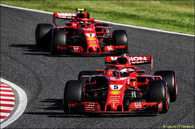 Неудачный уик-энд для Ferrari в Сузуке…