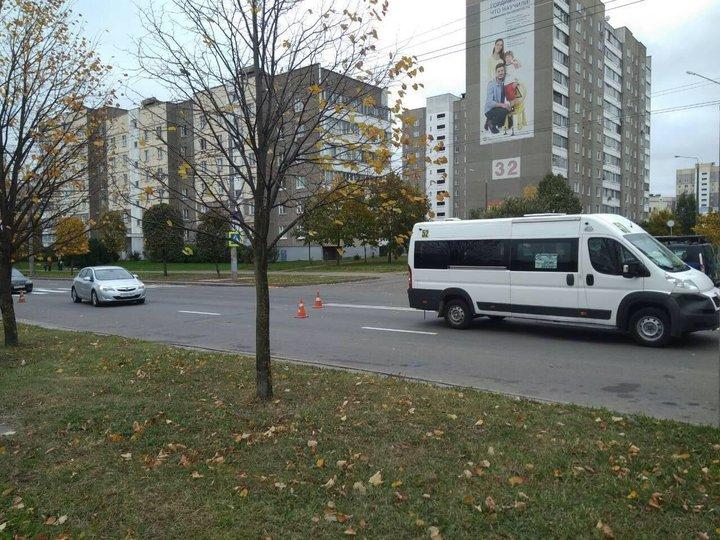 В Минске маршрутка тяжело травмировала женщину
