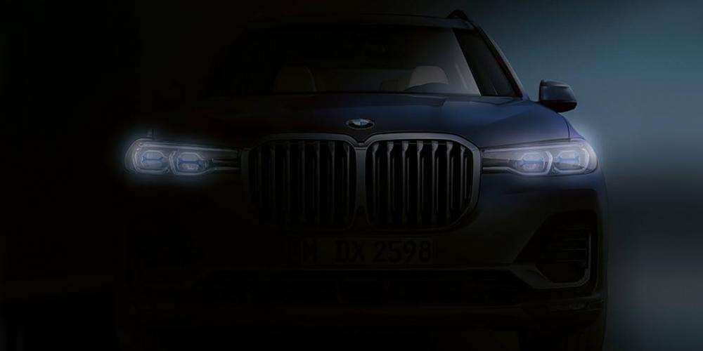 BMW опубликовала первое изображение X7 без камуфляжа