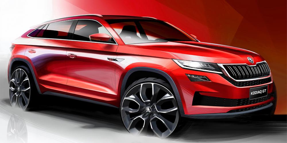 Skoda показала купе-кроссовер на базе Kodiaq