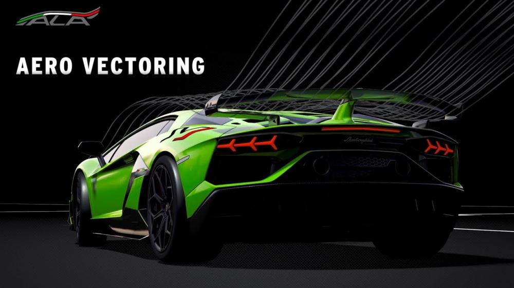 Lamborghini показала на видео новую аэродинамическую систему Aventador SVJ