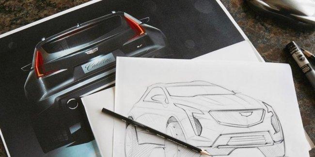 На сайте Cadillac нашли эскизы «заряженного» кроссовера XT4 V-Sport

