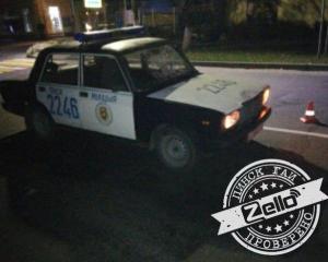 В Пинске милицейский автомобиль сбил пешехода на переходе