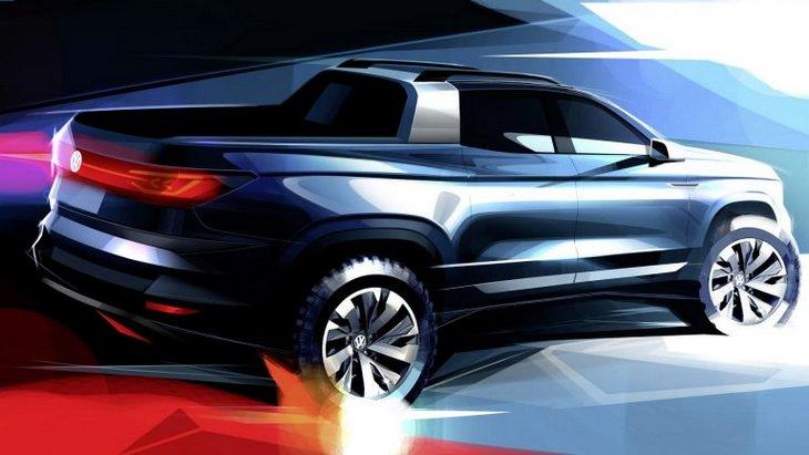 Volkswagen выпустил первый тизер «городского пикапа»
