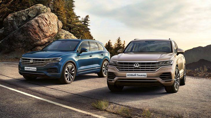 Volkswagen начнет продавать в России Touareg с новым мотором
