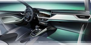 Skoda показала салон нового хэтчбека Scala