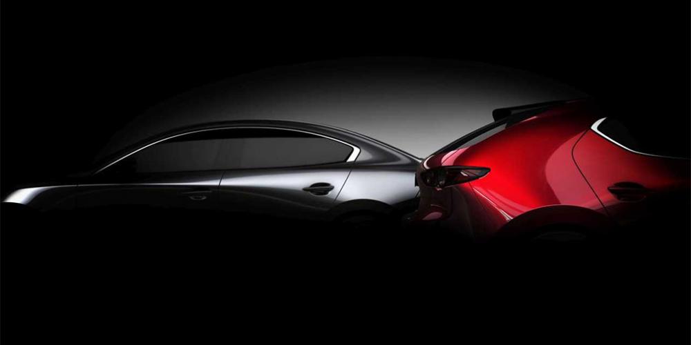 Mazda показала первое изображение новой «тройки»

