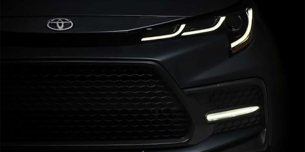 Toyota опубликовала первое изображение новой Corolla