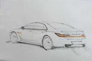 Дизайнер нарисовал обновленный Genesis G90 после закрытой презентации