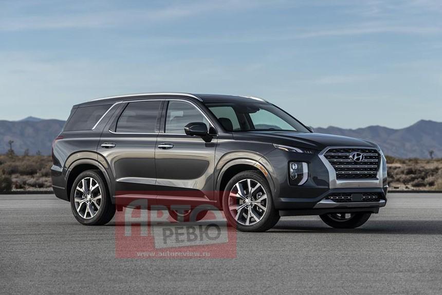 Внешность Hyundai Palisade рассекретили до официальной премьеры