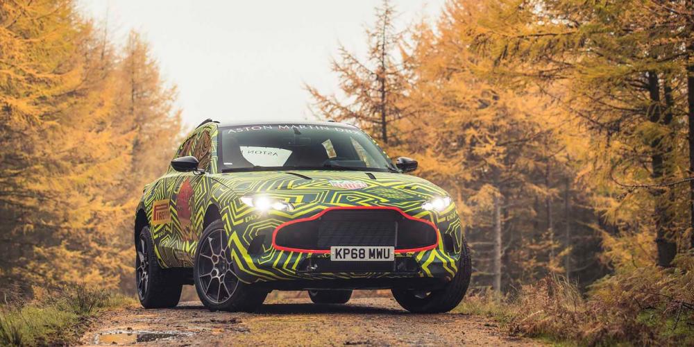 Aston Martin опубликовал фотографии своего первого кроссовера