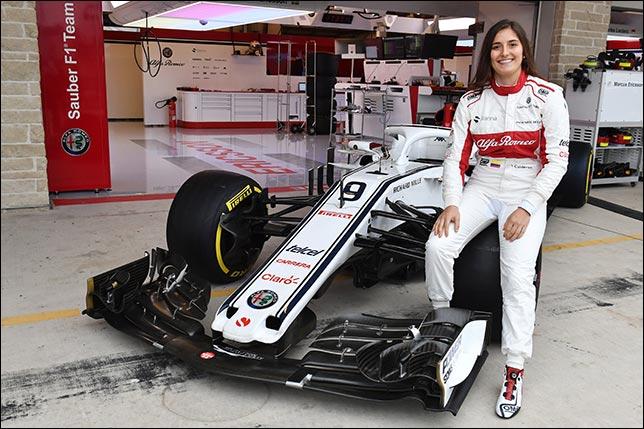 Татьяна Кальдерон проведёт два дня тестов с Sauber