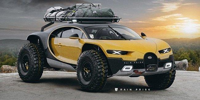 Из Bugatti Chiron сделали внедорожник

