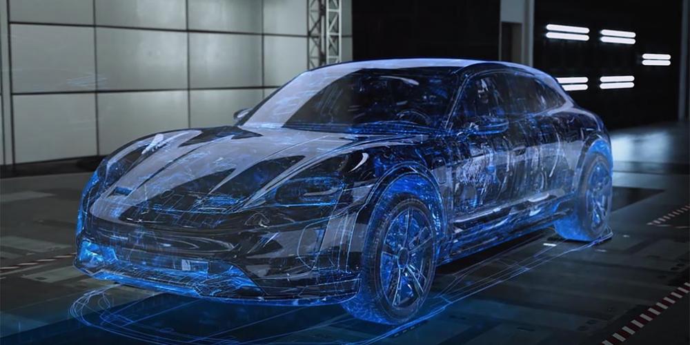 В Porsche рассказали о виртуальных тестах электрического универсала