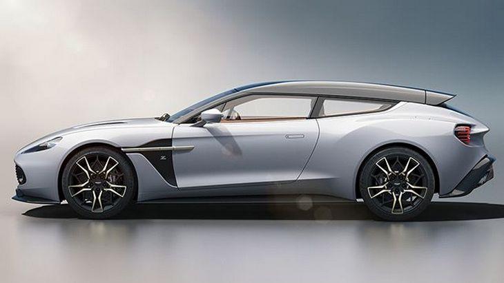 Aston Martin показал новые фото роскошного Vanquish Zagato Shooting Brake