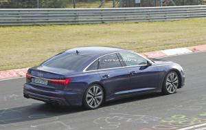 Новый седан Audi S6 замечен на тестах без камуфляжа