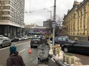 В Киеве заработала полоса для общественного транспорта