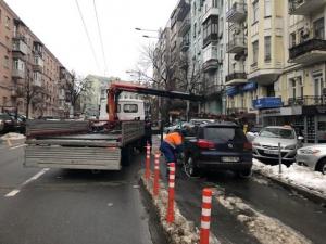 В Киеве заработала полоса для общественного транспорта
