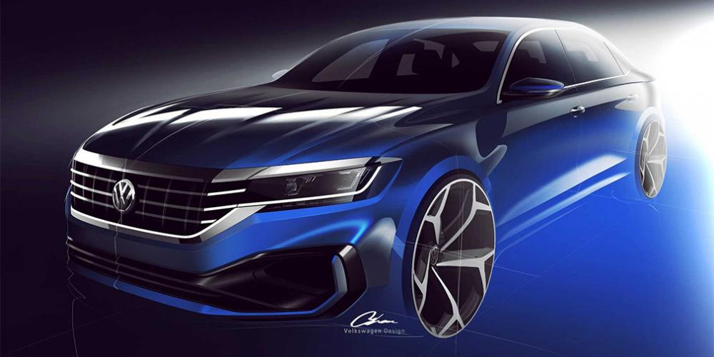 Volkswagen показал первые изображения нового Passat
