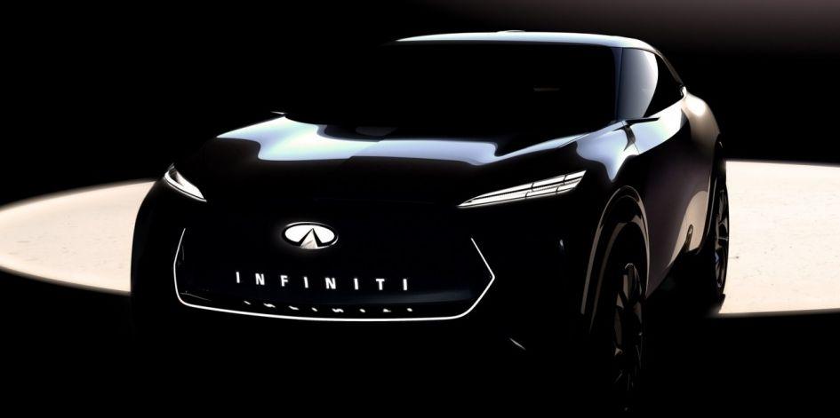 Infiniti показала первое изображение электрического кроссовера