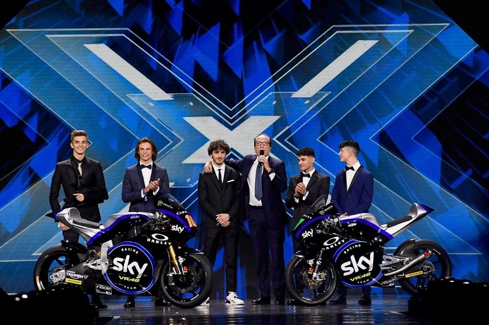 Презентация команды VR46 2019 на шоу X-Factor