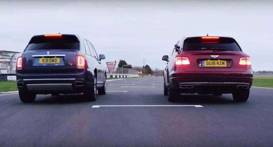Гонка Bentley Bentayga против Rolls-Royce Cullinan: кто кого?