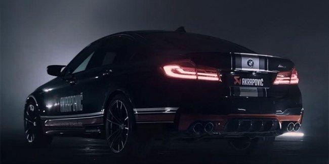BMW M5 с титановым выпуском Akrapovic