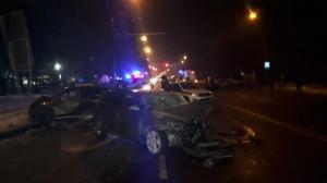 Водитель BMW погиб в массовом ДТП в Алматы