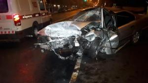 Водитель BMW погиб в массовом ДТП в Алматы