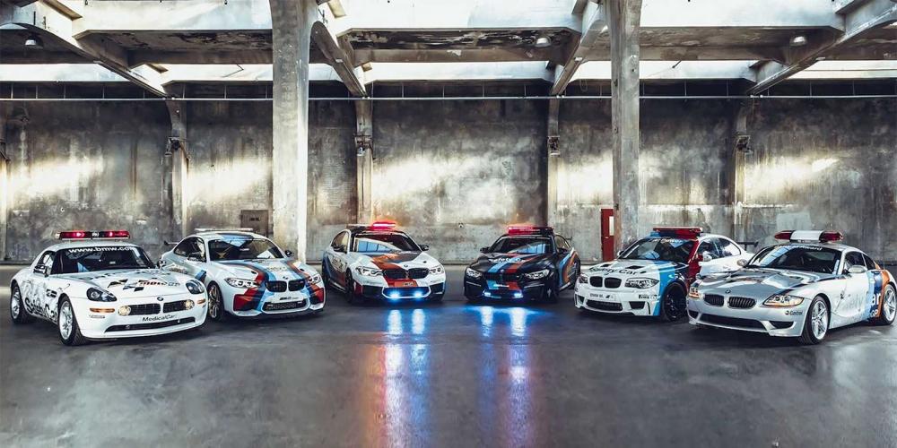 BMW показала на видео свои любимые автомобили безопасности для мотогонок