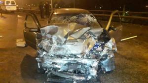 Три человека пострадали в страшном ДТП в Алматы