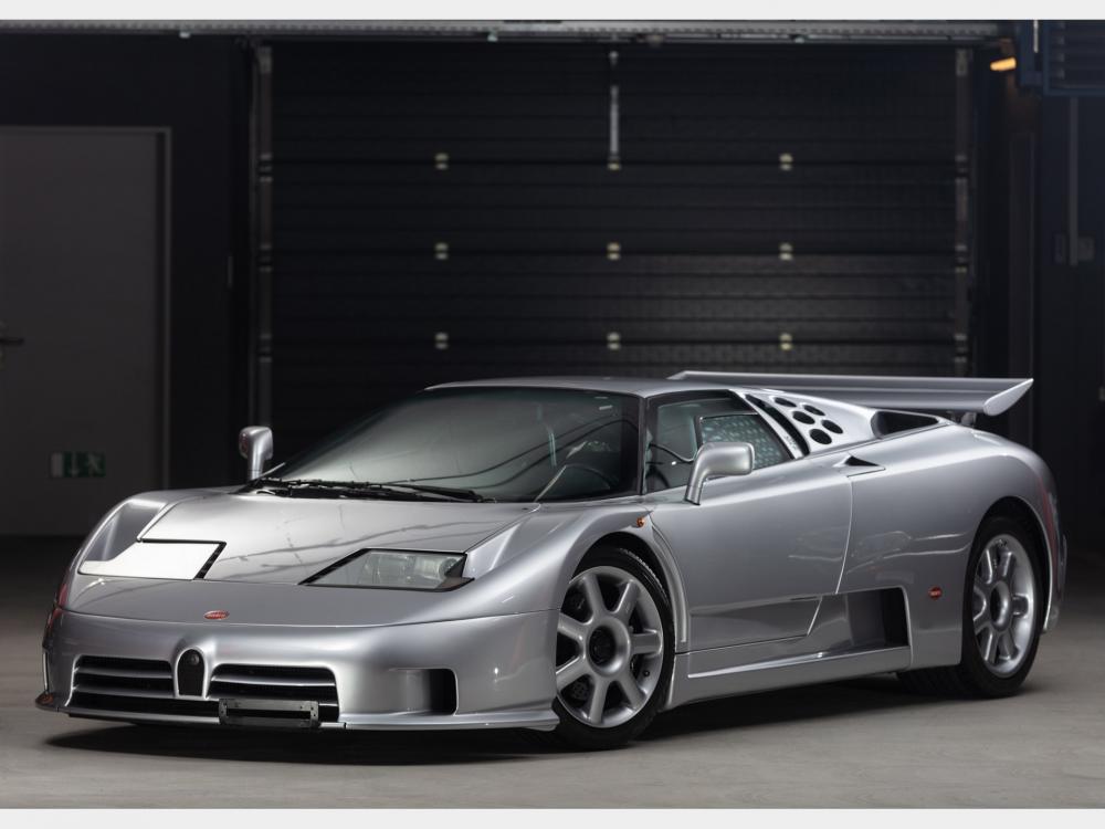 На аукционе продадут редкий Bugatti EB 110 с 1000-километровым пробегом