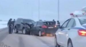 Массовое ДТП произошло у спецЦОНа в Актау
